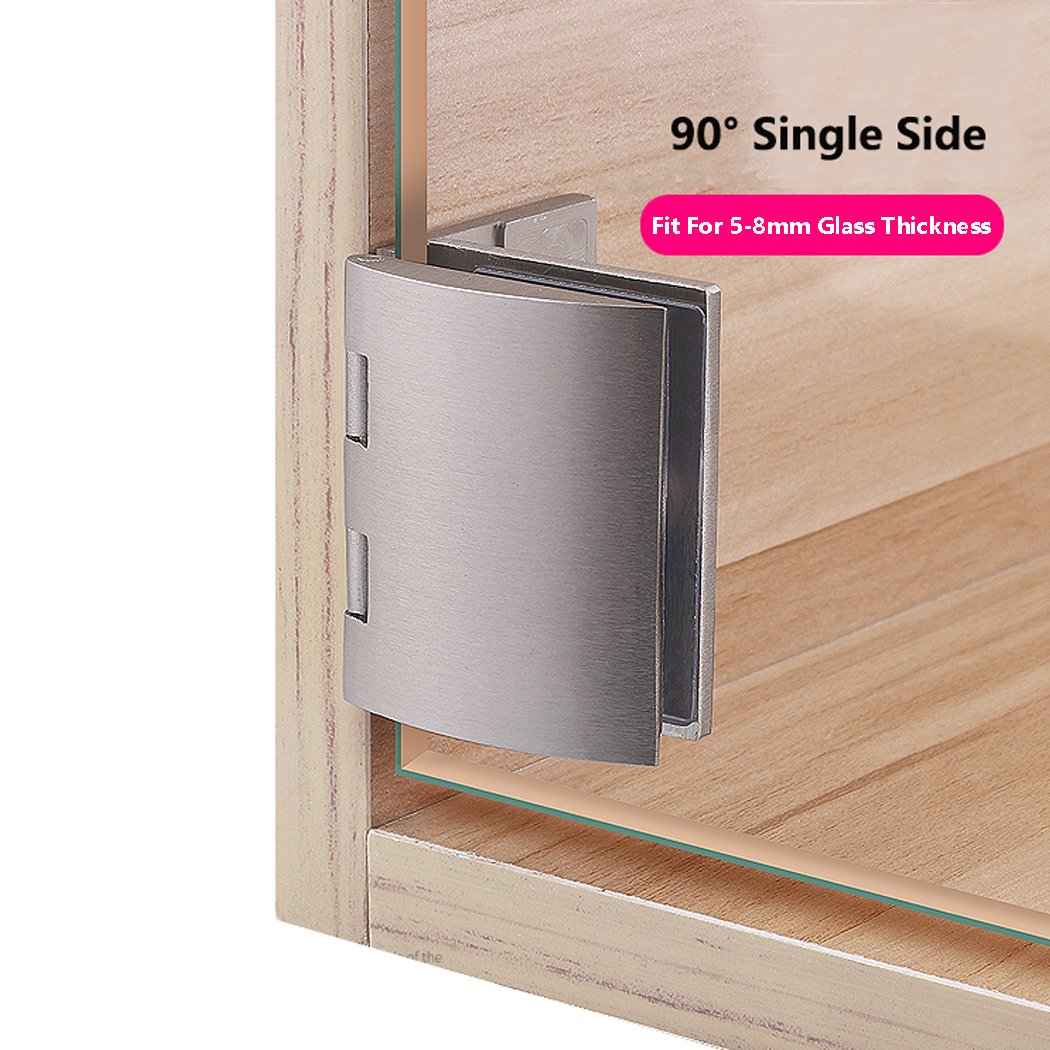 2 COUNT CERNIERE Doccia Cerniera Bilico Per Porta Della In Vetro EUR 19 - Foto 2