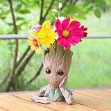 Newthinking Groot Plant Pot Cartoon Baby Groot with Drainage Hole 7.6x12x15cm view 7
