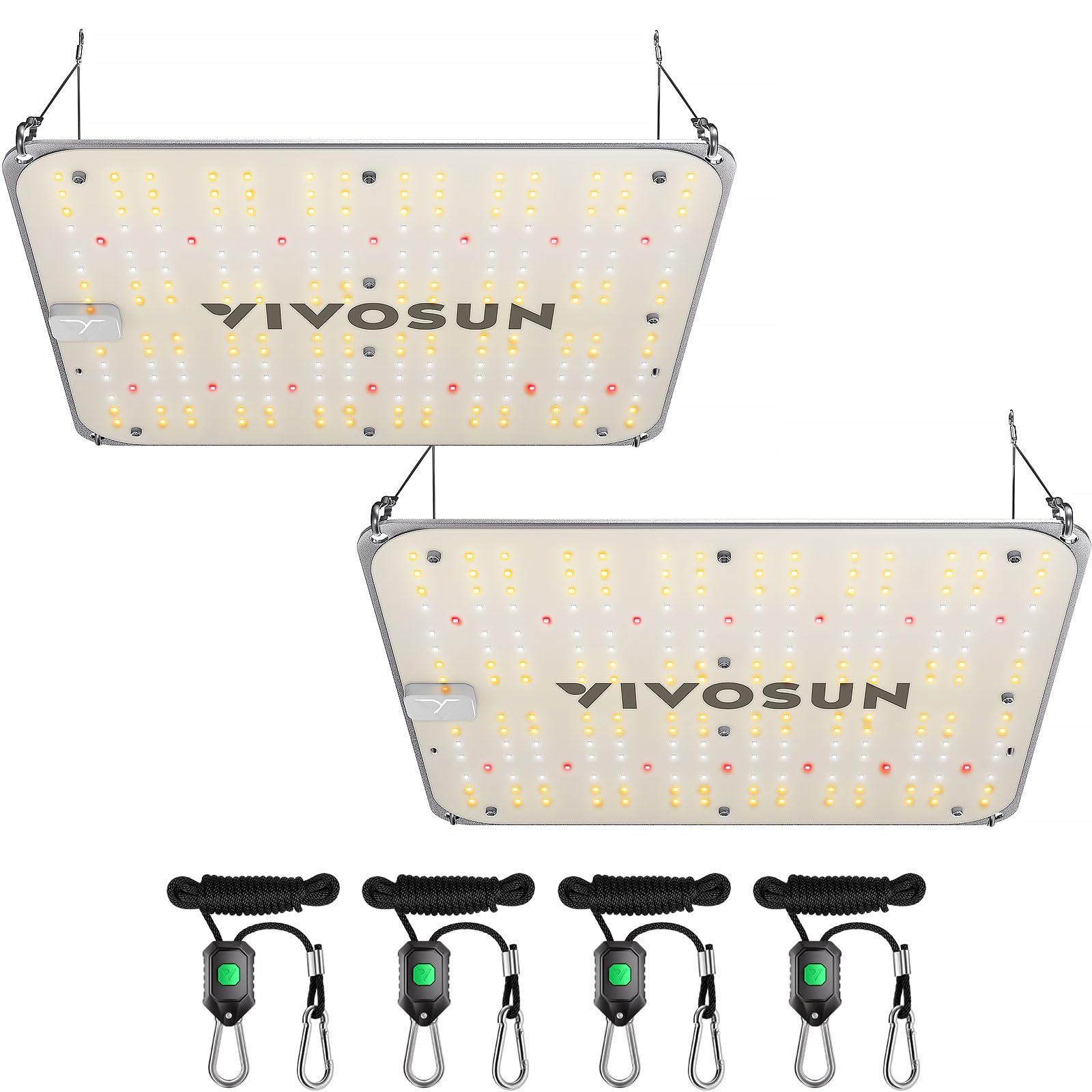 Photo 1 of VIVOSUN 2-Pack VS1000E LED Grow Light with Full Spectrum Diodes, Sunlike Plant Light for Indoor Plants Seedling Veg and Bloom in 2x4/3x3 Grow Tents Greenhouses