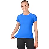 MathCat Workout Shirts for Women,Yoga Short Sleeve Workout Tops,Breathable Athletic Gym Shirt