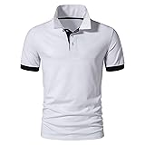 A WATERWANG Men's Short Sleeve Polo