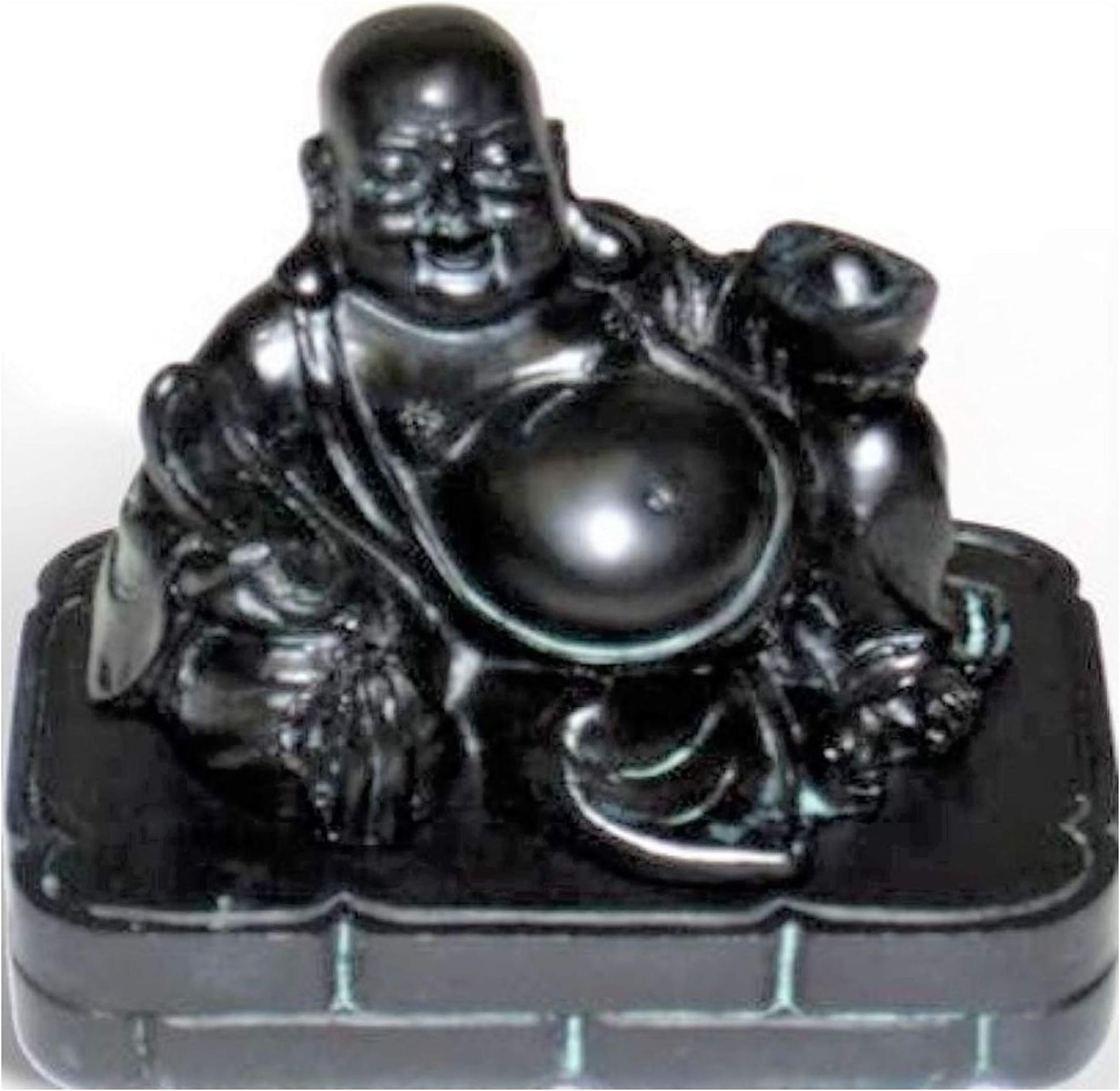 Laughing Buddha (Black)
