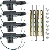 InstallGear Universal Car Power Door Lock Actuator 12-Volt Motor (4 Pack)