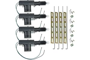 InstallGear Universal Car Power Door Lock Actuator Kit 12-Volt Motor (4 Pack)