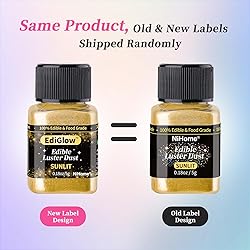 NiHome Edible Food-Grade Glimmer Powder Glitter
