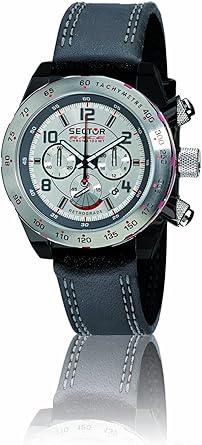 Sector Race R3271660115 - Reloj de Caballero de Cuarzo, Correa de Piel Color Negro