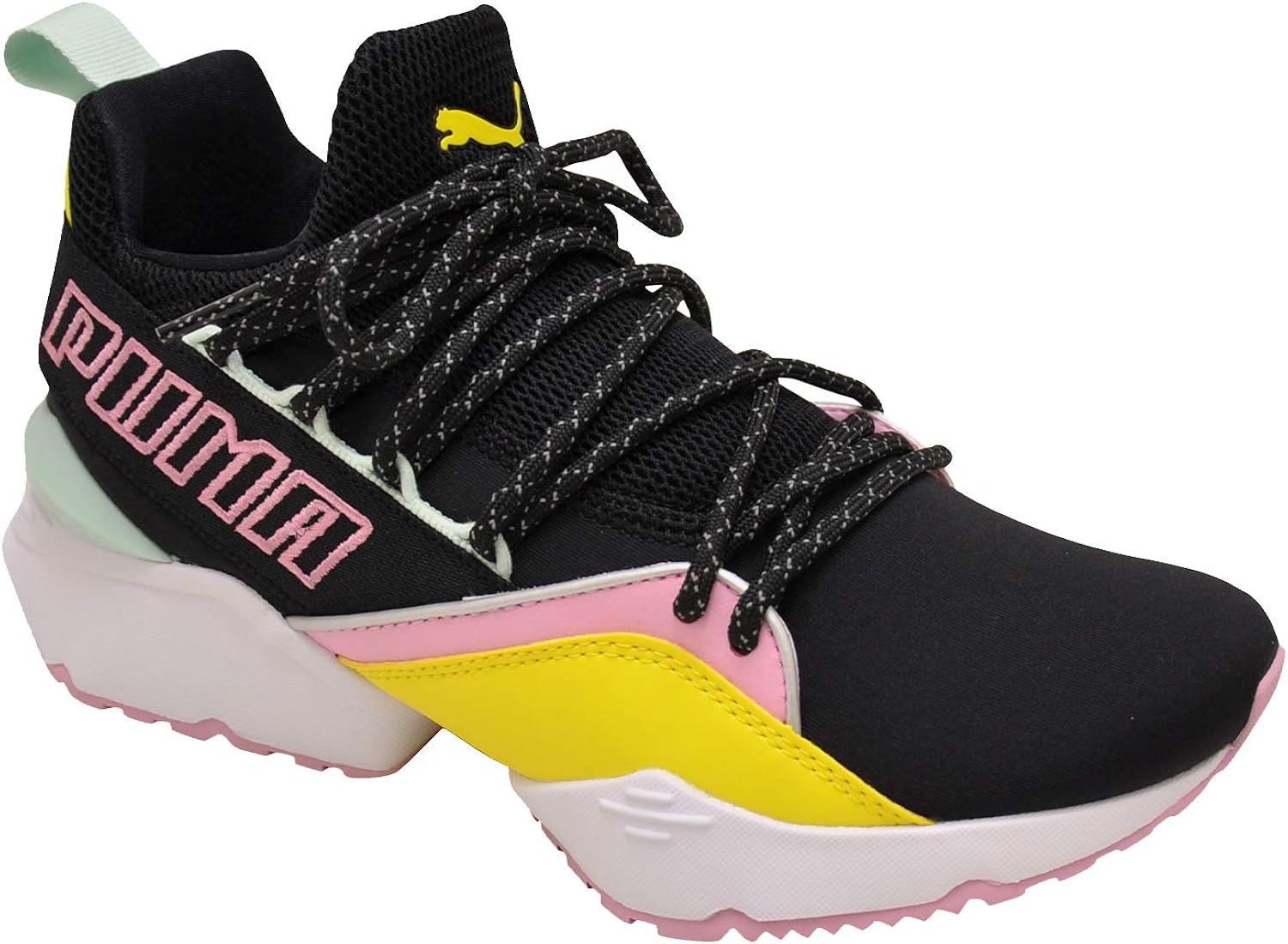 puma muse tz - black/pink
