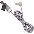 Ripcord USB to DC Power Cable, 18V, Center Negative, 2.1mm x 5.5mm tip, AA929MS