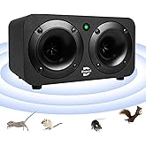 Powerfull Effective Plug in Ultrasonic and Bionic Rodent Mouse Repeller for Building, warehouse, garage, attic, Restaurant, Supermarket amd more. (Modern)