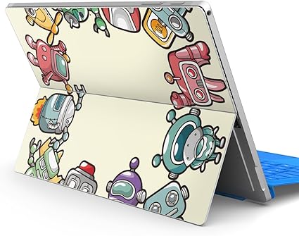 Amazon Co Jp Igsticker Surface Pro7 19 Pro6 Pro17 Pro4 専用 スキンシール サーフェス ノートブック ノートパソコン カバー ケース フィルム ステッカー アクセサリー 保護 ユニーク ロボット イラスト パソコン 周辺機器