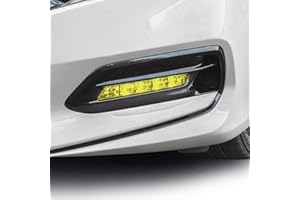 BOGAR TECH DESIGNS - Precut Fog Light Tint Kit Compatible with and Fits Honda Accord 2018-2020, Yellow