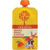 Pumpkin Tree Peter Rabbit Organics Baby Mango, Banana, and Orange, 4 oz