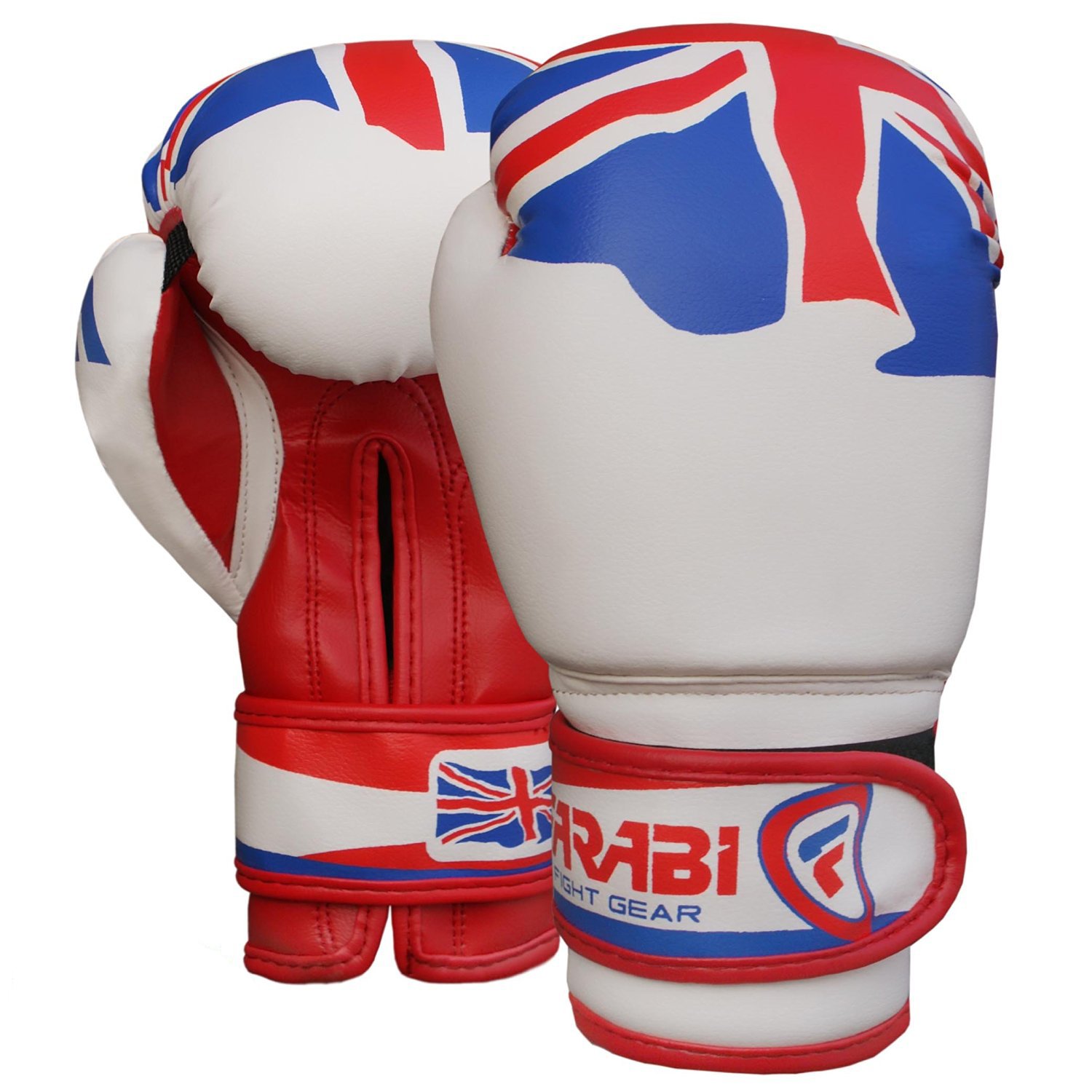 Farabi Boxing Gloves Kids Junior Flag Series Training Bag Pads Workout Punching Bags Sparring Super Quality Flag Series (England, 6-oz)