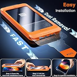 TOCOL for iPhone 15 Pro Screen Protector, [9H