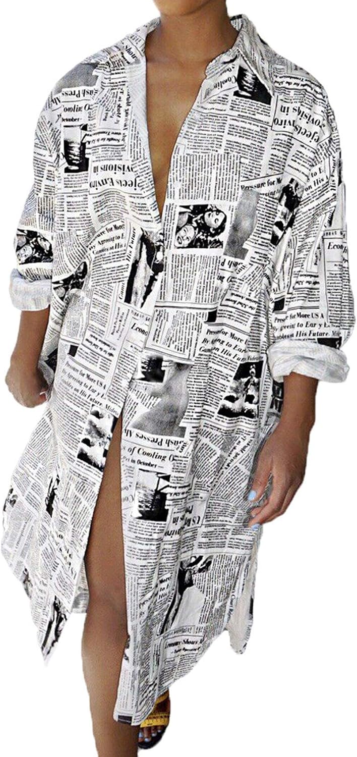 newspaper t shirt dress