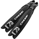 Cressi Long Blade Fins for Freediving - Thin and Durable- Gara Modular Turbo Boost Designed in Italy