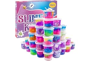 Elover Party Favors for Kids Galaxy Putty Slime Kit Tactile and Visual Experience, Stress Relief Toy,Goody Bag Toys, Christmas Stocking Stuffers for Girls Boys (Fruit Style)