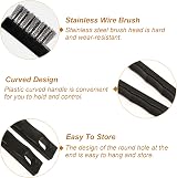 Yoicn Lth 12 Pcs Stainless Wire Brush Set with Plastic Handles 17 cm view 3