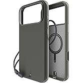 BodyGuardz Pulse Compatible with iPhone 17 Pro Max Case - Shockproof 16 ft Drop Rating - Compatible with MagSafe - Directional Sound Ports - Responsive Buttons (Charcoal Black)