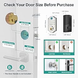 Smart Door Lock WiFi Deadbolt: HEANTLE Keyless