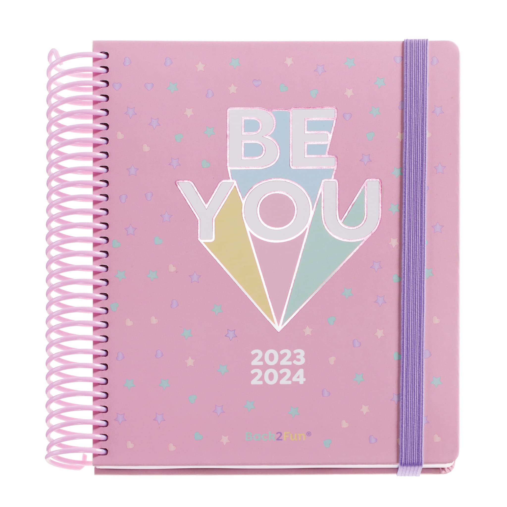 Miquelrius - School Diary 23-24, September 2023 to June 2024, Size 15.5 x 18 cm, Day Page, Flash, Spanish-English-Portuguese