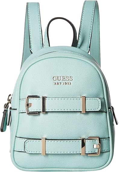 Amazon Co Jp Guess ゲス バッグ バックパック リュックサック Jori Mini Backpack Turquoise レディース 並行輸入品 シューズ バッグ
