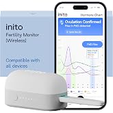 Inito Fertility Monitor &amp; Hormone Tracker for Women | Track and Confirm Ovulation | Measures Estrogen, LH, PdG, FSH |Includes 15 Strips + Free app (Compatible with All Phones)
