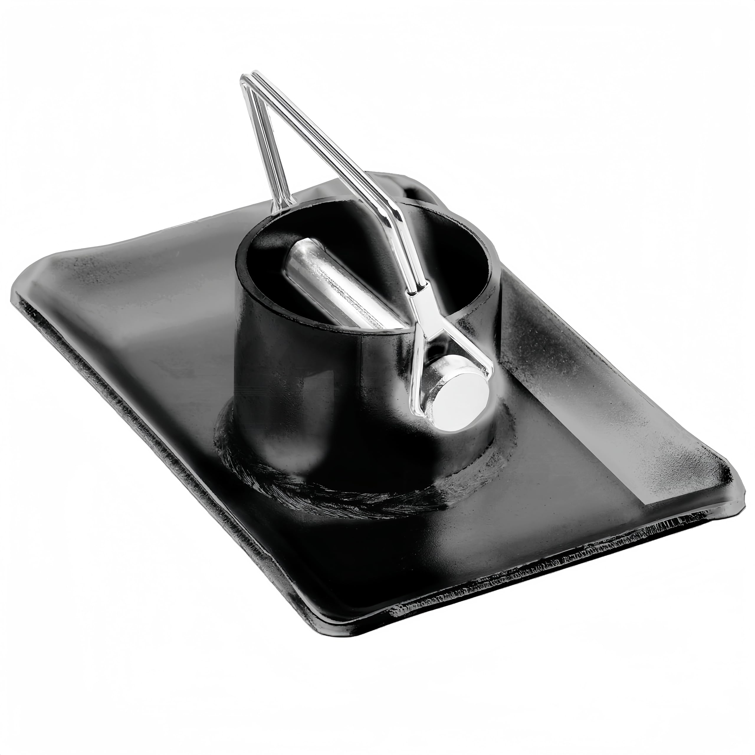 Photo 1 of Rockane Black Trailer Jack Foot Plate 5000lbs Capacity with Pin Base for Boat Hitch Camper,A-Frame Boat, RV - Removable Trailer Foot Plate, Black