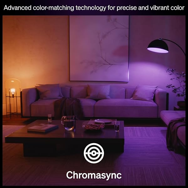 PHILIPS HUE SMART LED A19 BULB, 3 PACK, WHITE & COLOR AMBIANCE, E26 BASE, 7.2W, FULL SPECTRUM LIGHT 1000K-20000K, 810 LUMENS, DIMMABLE LED BULBS, WORKS WITH ALEXA, GOOGLE & APPLE HOME
