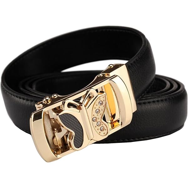 Michael Kors Womens Black Leather Belt Gold MK Logo Buckle  display picture 1