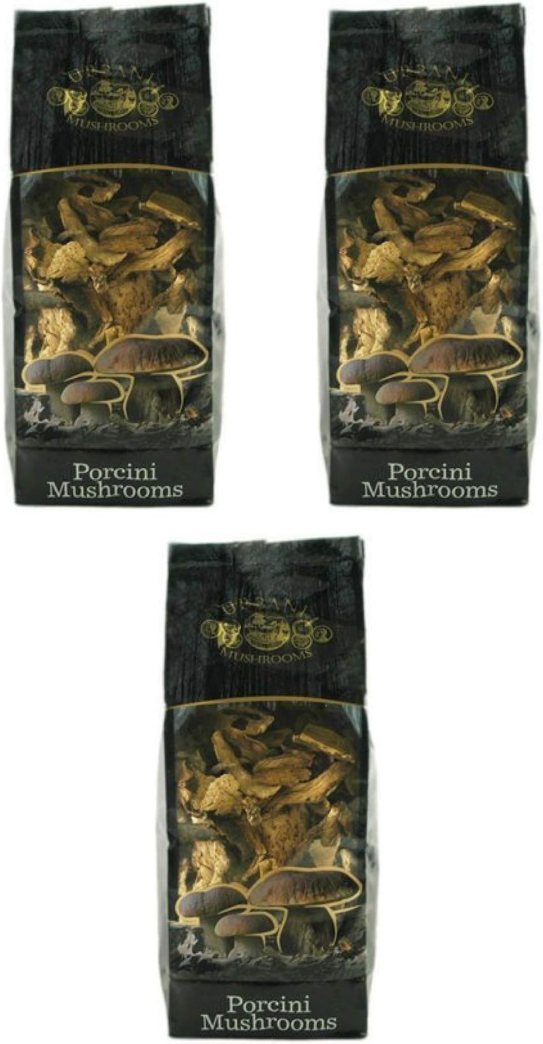 Urbani Dried Porcini Mushrooms, Italian Finest, 1 lb (3 Pack)