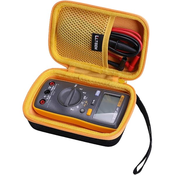Étui Multimètre étanche Blantye - Sac Protection Noir Et Jaune Pour F101 F106 F107