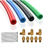 Foruly Air Line Kit for Eaton Fuller 13 15 18 Speed Transmissions | Fits for 13, 15 &amp; 18 Speed Eaton Fuller Transmissions, Includes 4 Air Lines, 4 Shift Knobs &amp; Push-In Fittings