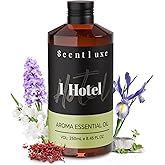 Hotel Diffuser Oil & Aroma Essential Oil Blend Luxury 1 Hotel Inspired Aromatherapy with Jasmine, Pink Pepper, Pineapple, Cedar & Amber for Ultrasonic Diffusers & Nebulizers - 8.45 fl oz, 250 mL