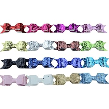 Amazon Com Shungfun Baby Girls Hair Barrettes Glitter Shiny Hair