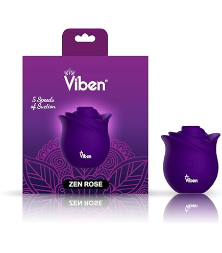 Amazon.com: Viben Zen Rose Stimulator | 10 Function Handheld Adult