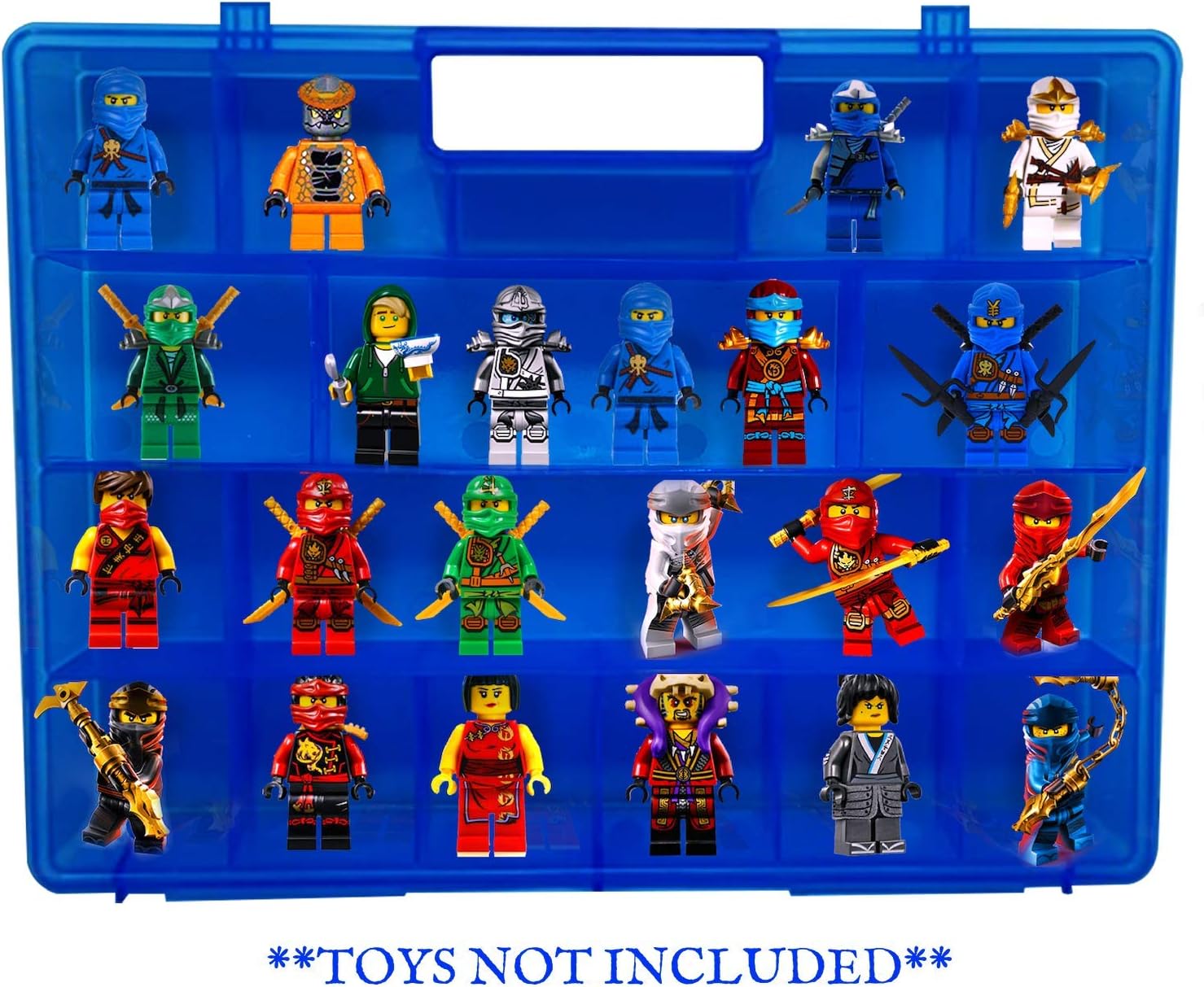 Life Made Better Protector Carrying Case, Compatible with Lego Ninjago Mini Ninja Figurines, This Box is Not Created by Lego