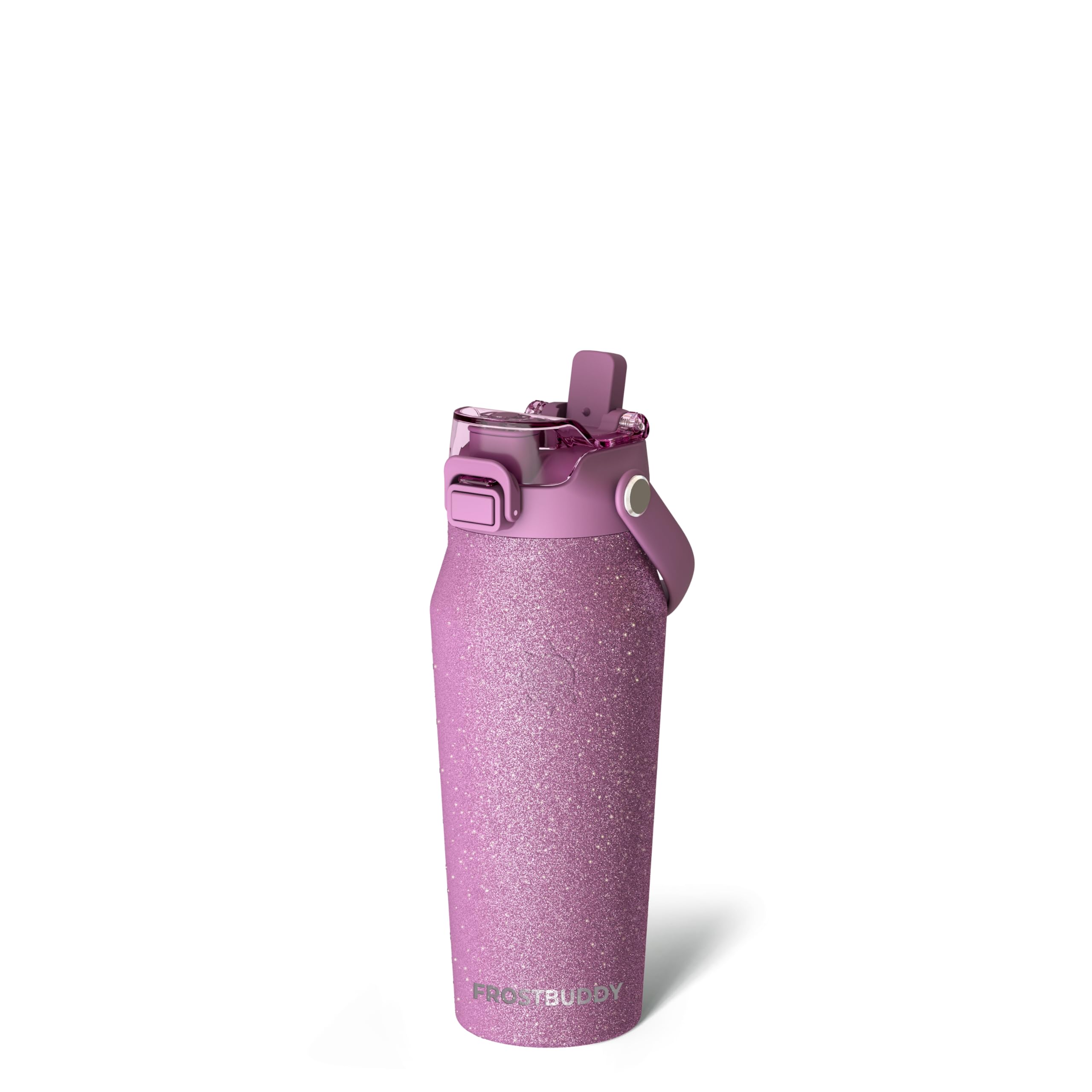 Photo 1 of Frost Buddy 16oz Insulated Water Bottle with Straw & Chug Lid | Leak-Proof Stainless Steel | 24-Hours Cold | Sweat-Proof, Cup Holder Friendly | Ideal for Gym, Travel, Sports & Everyday Hydration