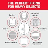 Bullfix Extra Plasterboard Fixings Heavy Duty Pack 10 Starter Set 133kg view 4