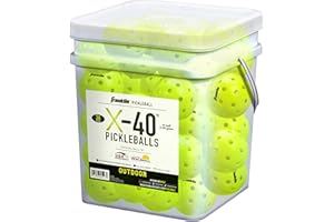 Franklin Sports Pickleball Balls - USA Pickleball (USAPA) Approved - Official US Open Ball - 3 Packs, 12 Packs, 36 Buckets, 1