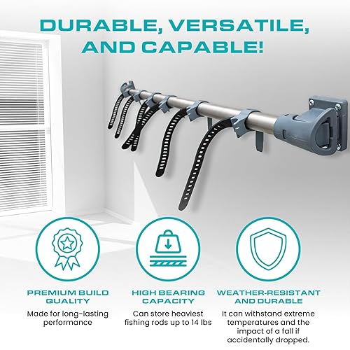 R RODLOK Rod Holder Pair for Rod Add-on Accessory Only for The