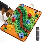 Avont Snuffle Mat for Dogs, Extra-Large 29.9"x21.3" Slow Feeder | Includes Squeaky Mushrooms, Non-slip Base, Machine Washable, Interactive Foraging Pad for All Breeds