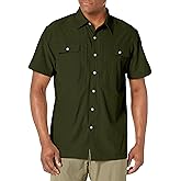 Little Donkey Andy Men's Lightweight Short Sleeve Shirt Quick Dry Stretch Shirt for Hiking Travel, UPF50