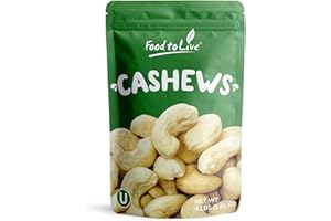 Cashew Pieces, 4 Pounds – Kosher, Raw, Vegan, Paleo Friendly, Unsalted, Unroasted, Bulk, Rich in Selenium, Zinc, Magnesium, P