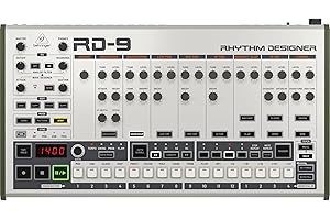 Behringer RHYTHM DESIGNER RD-9 Classic Analog/Digital Drum Machine with 11 Drum Sounds, 64-Step Sequencer, Wave Designer and Dual-Mode Filter