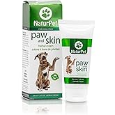 Naturpet Paw & Skin | 100% Natural Healing Cream for Dog Paws | 2 oz | For Cracked & Brittle Paws | Wound Care
