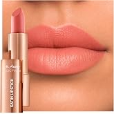 M. Asam Magic Finish Satin Lipstick Melon (0.14 Oz) | Long-lasting, Silky matte finish without drying out, creamy texture nourishes with Hyaluronic Acid