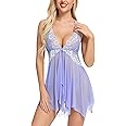 klier Women Lingerie for Women Lace Teddy Chemise Nightie Fairy Dress Sleepwear