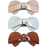Mistofu Hair Barrettes For Women - 3Pcs Butterfly Barrettes for Thick Hair French Design with Beautiful Lines Elegant and Stylish - Perfect Hair Accessories for Women (muwen)