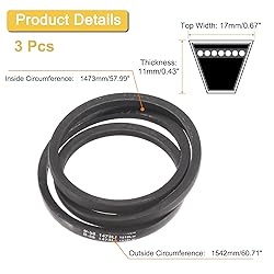 uxcell 3 Pack B58 Classic Wrapped